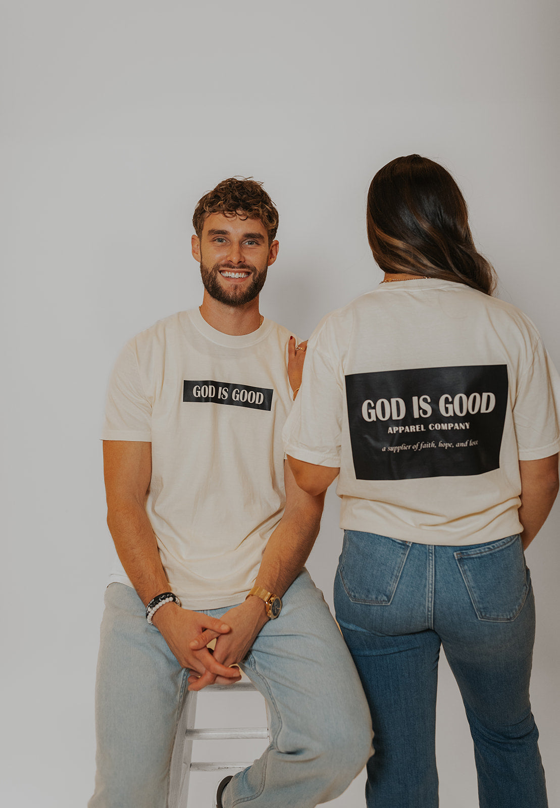 GiG Block Tee - Ivory