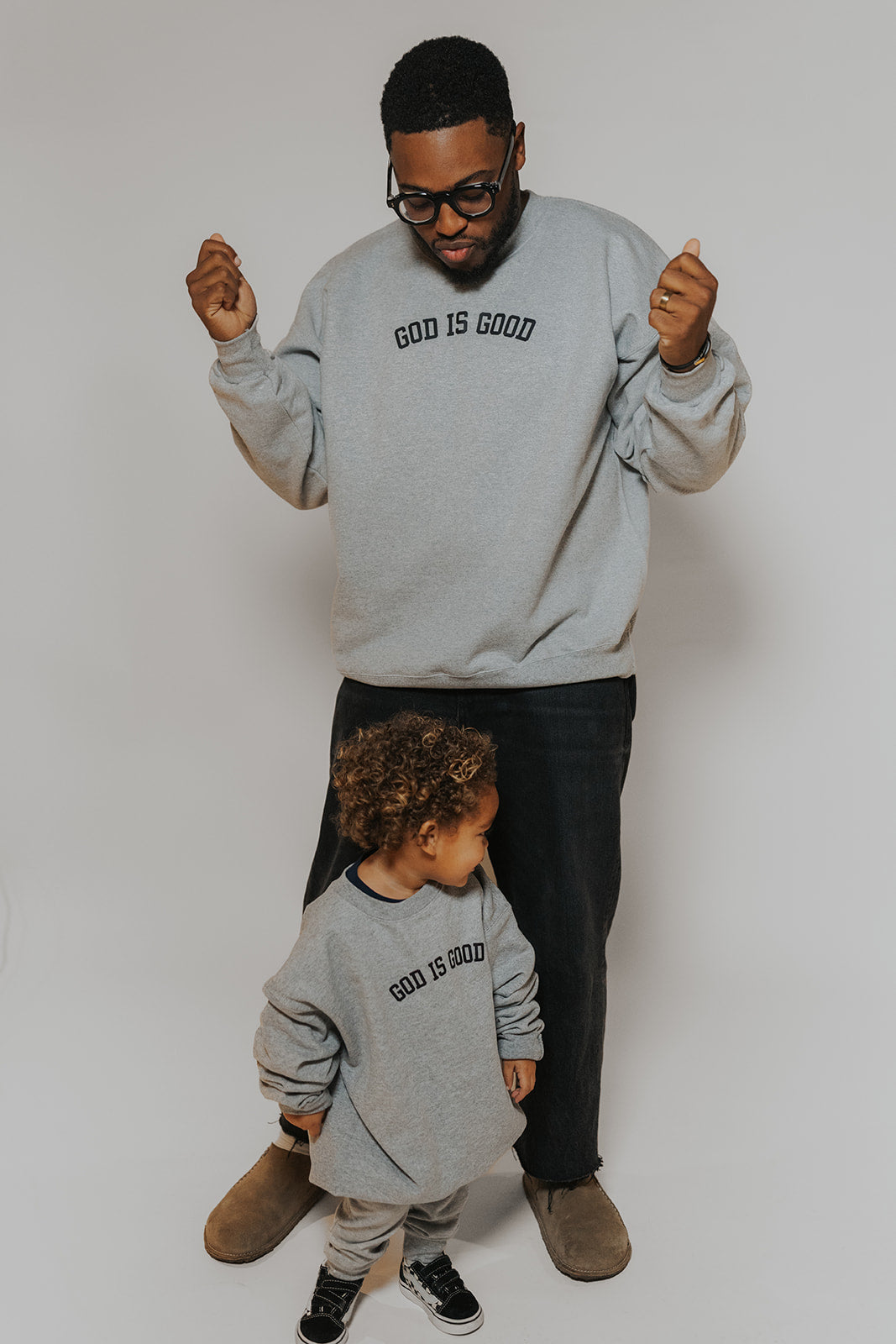 GiG Youth Varsity Arc Crew - Gray